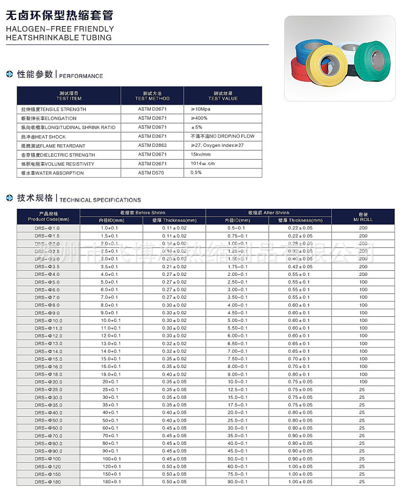 熱收縮管低壓